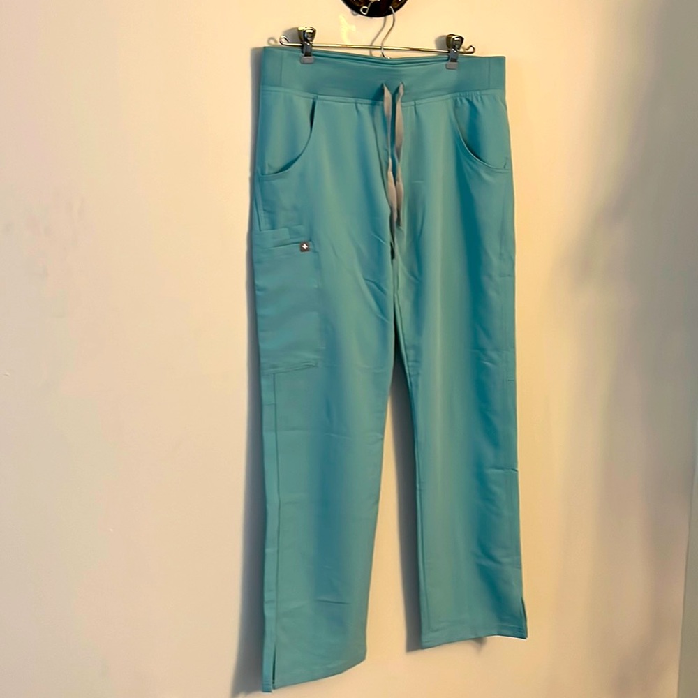 Figs Seaglass Kade Scrub Pants (small)